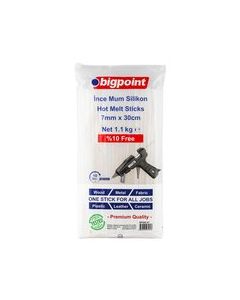 Bigpoint Mum Çubuk Silikon İnce 7mm x 30cm (1.1 Kilogram)