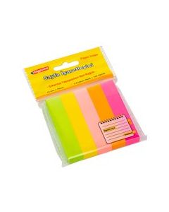 Bigpoint Yapışkanlı Not Kağıdı 5 Neon Renk 15x75mm