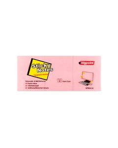 Bigpoint Yapışkanlı Not Kağıdı 3'lü 40x50mm Pembe