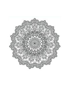 Bigpoint Baskılı Pres Tuval 30x30cm Mandala