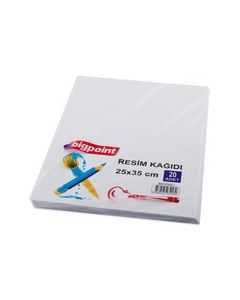 Bigpoint Resim Kağıdı 25x35cm 20'li Paket